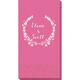 Floral Laurel Wreath Guest Towels Image 1 of 4